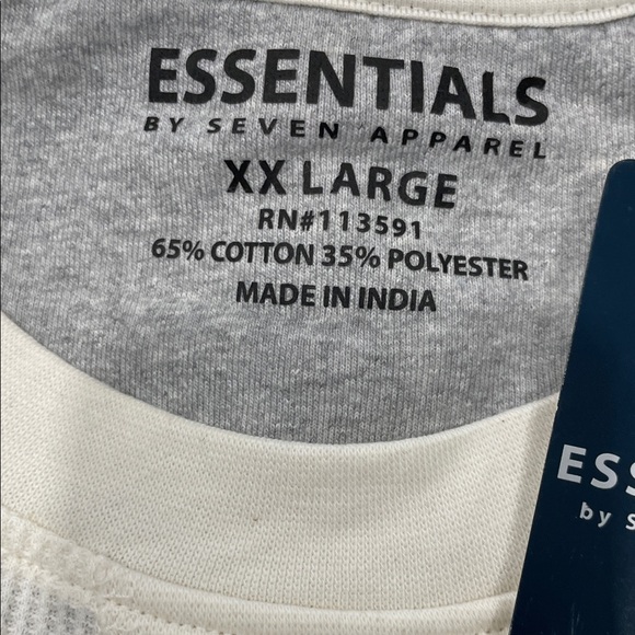 Essentials White Long Sleeve Tee - Picture 4 of 5